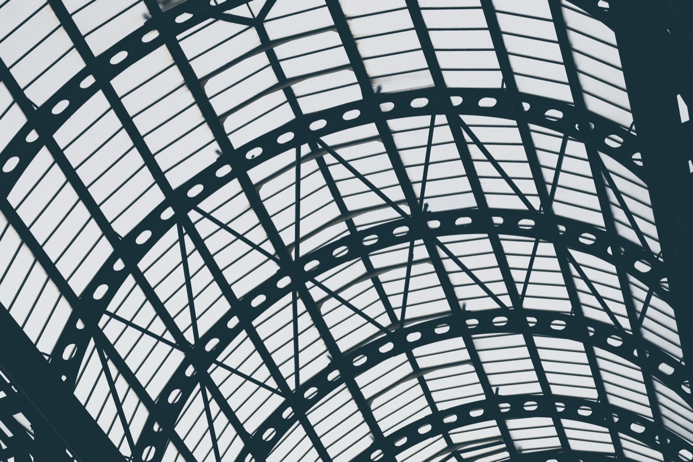 Detail of a structural steel roof, Green Metal's design and fabrication expertise