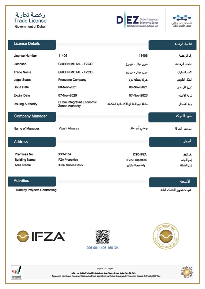 Trade License